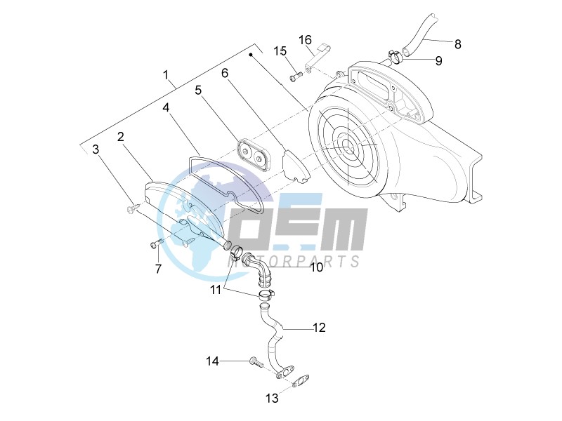 Secondary air box