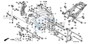 CB600FA3A Australia - (U / ABS ST) drawing FRAME BODY