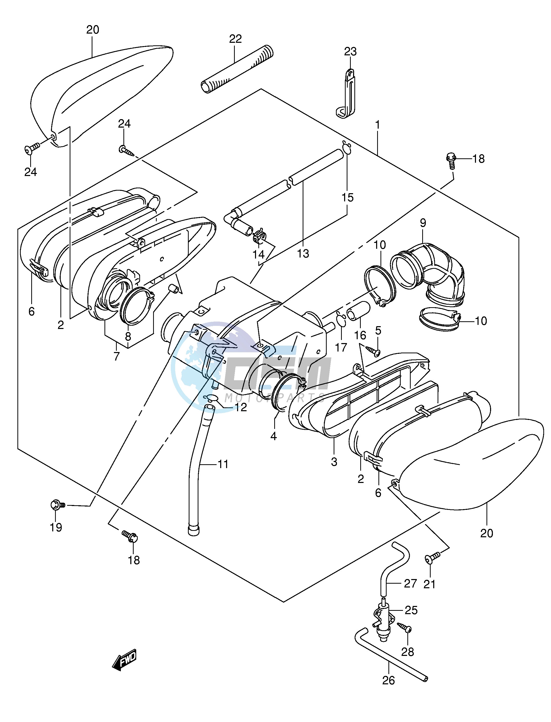 AIR CLEANER (MODEL K2 K3 K4)