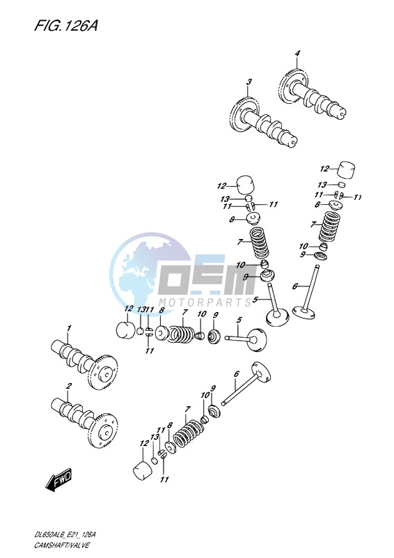 CAMSHAFT, VALVE