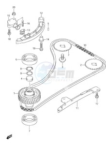 DF 115 drawing Timing Chain