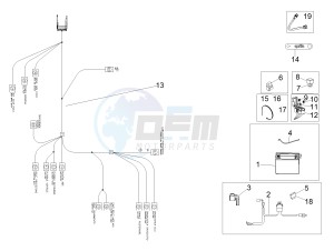 RSV4 1000 Racing Factory L.E. (APAC) (AUS, CP, Ja, MY, NZ, RI, VN) drawing Rear electrical system