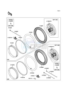 KX450F KX450E9F EU drawing Tires