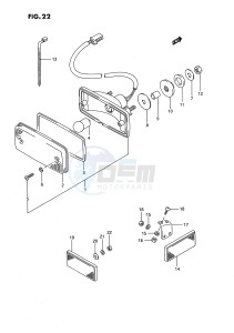 LT-F160 (P28) drawing TAIL LAMP