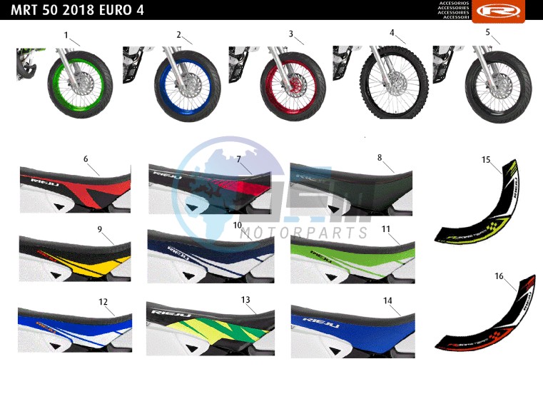 ACCESSOIRIES - WHEELS-SEATS