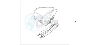 CBR125RWB CBR125RW E drawing TAIL PACK