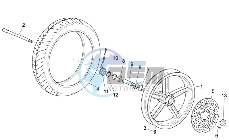 Front wheel