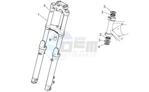 V7 Special 750 drawing Front fork I