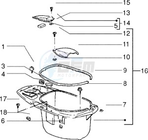 NRG 50 Extreme ZAPC220-210 drawing Case - Helmet