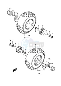 LT-Z90 drawing FRONT WHEEL