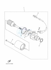 TT-R50E (BEG7) drawing STARTING MOTOR