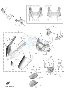 YZF-R6 YZFR6HC 600 YZF-R6 (BN61 BN62) drawing COWLING 1