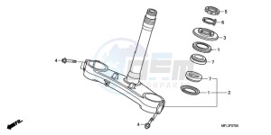 CBR1000RA9 Korea - (KO / ABS) drawing STEERING STEM