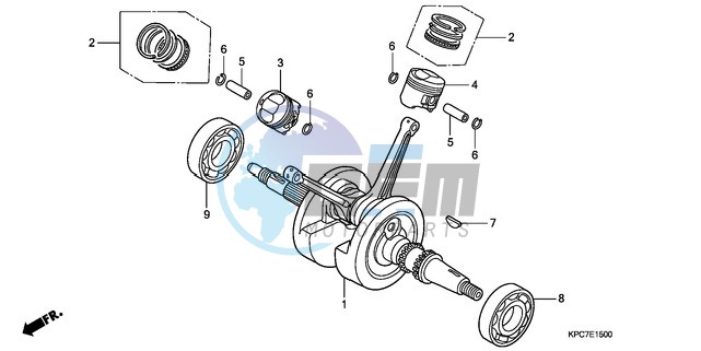 CRANKSHAFT/PISTON