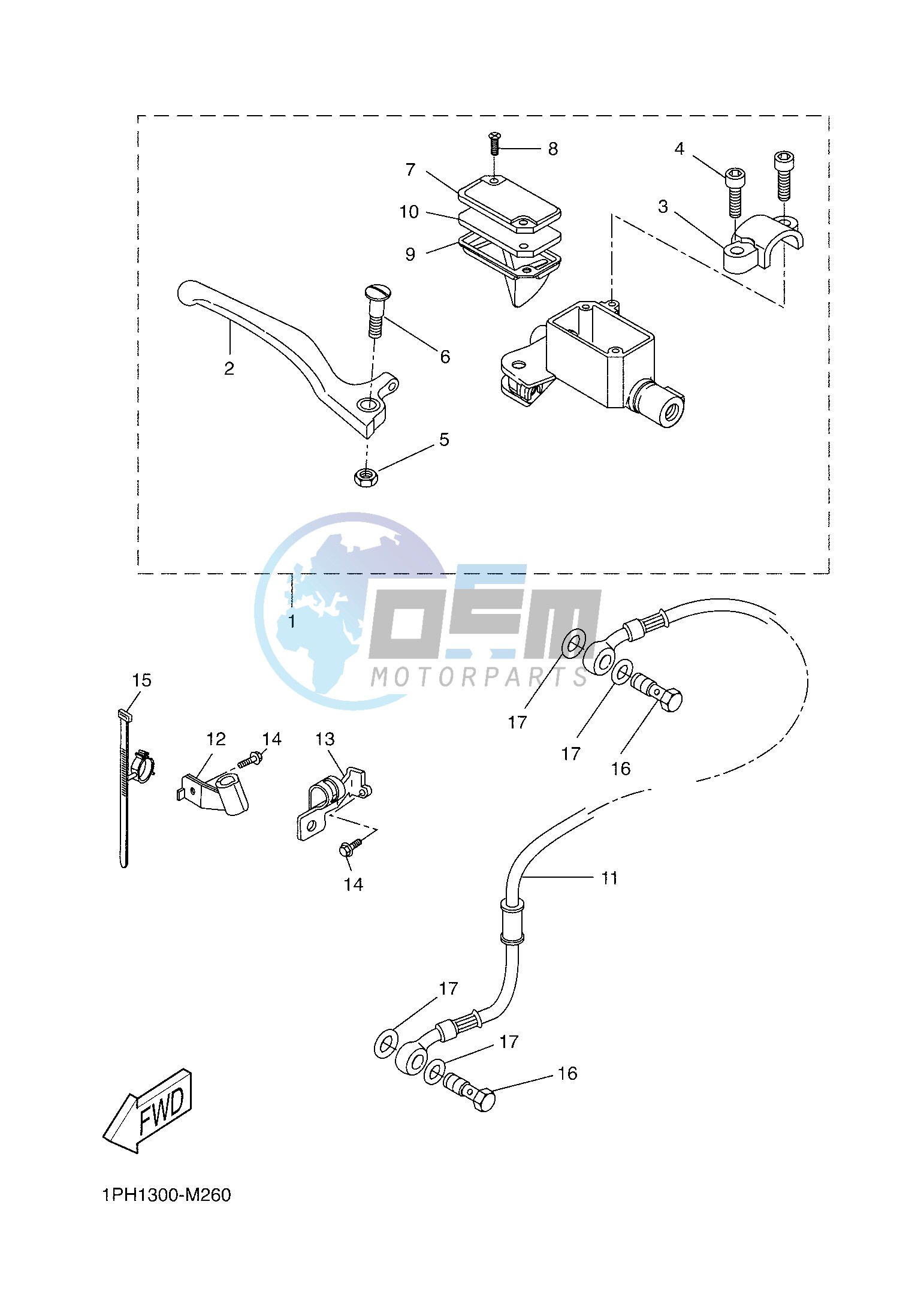 FRONT MASTER CYLINDER