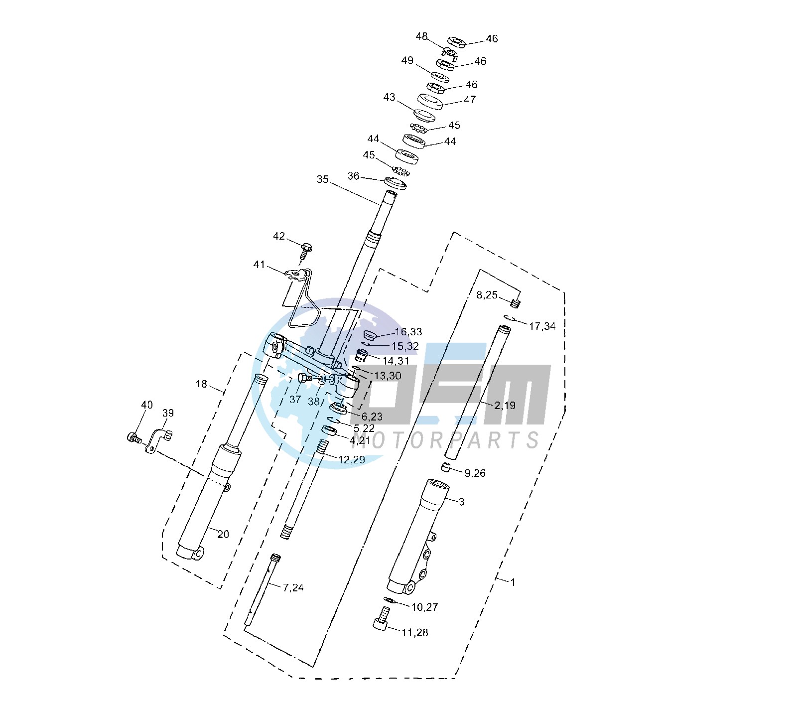 FRONT FORK KAIFA