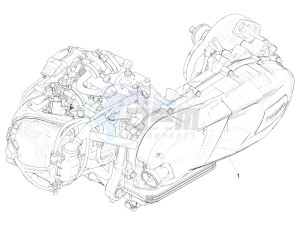 SPRINT 125 4T 3V IGET E2 ABS (APAC) drawing Engine, assembly