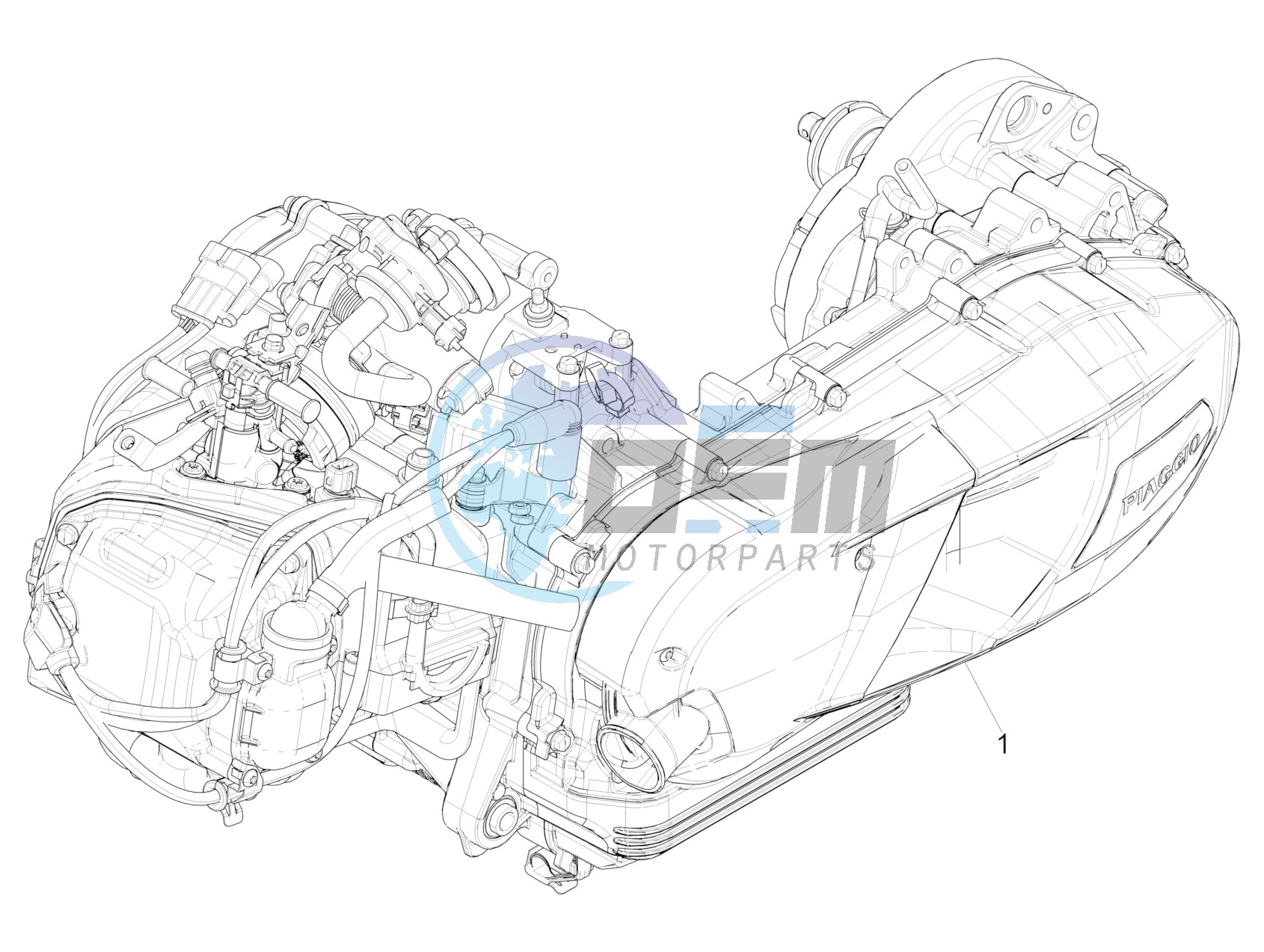 Engine, assembly