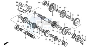 VT600CD 400 drawing TRANSMISSION (2)