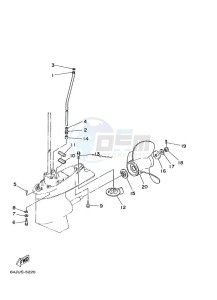 F50A drawing LOWER-CASING-x-DRIVE-4