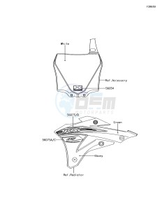 KX85 KX85CGF EU drawing Decals