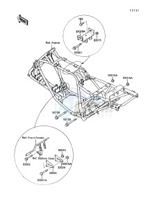 KLF 220 A [BAYOU 220] (A1-A4) [BAYOU 220] drawing FRAME FITTING