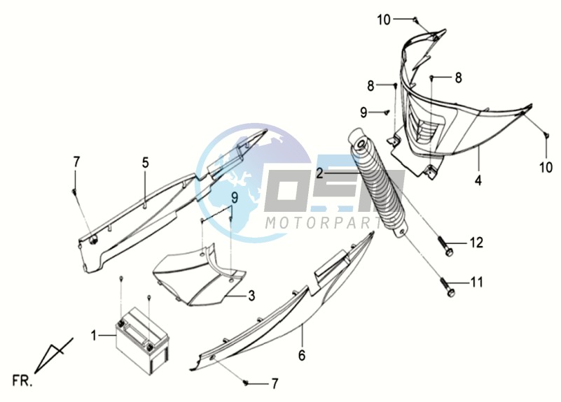 REAR SUSPENSION - COWLING