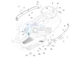 LT 125 4T 3V ie E3 (APAC) (In, Tw, TwI, Vt) drawing Side cover - Spoiler