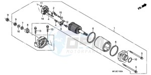 CBR600RR9 Europe Direct - (ED / SPC) drawing STARTING MOTOR