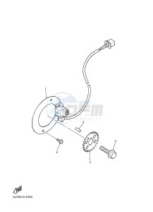 XJR1300C XJR 1300 (2PN1) drawing PICK UP COIL & GOVERNOR