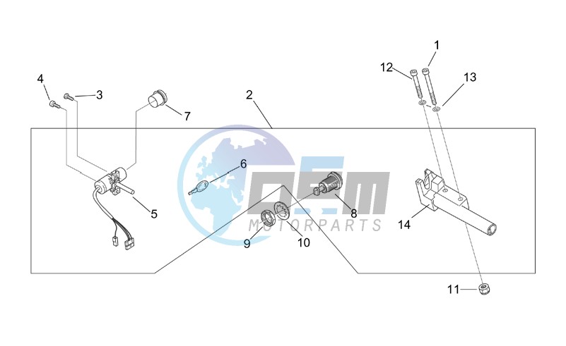 Lock hardware kit