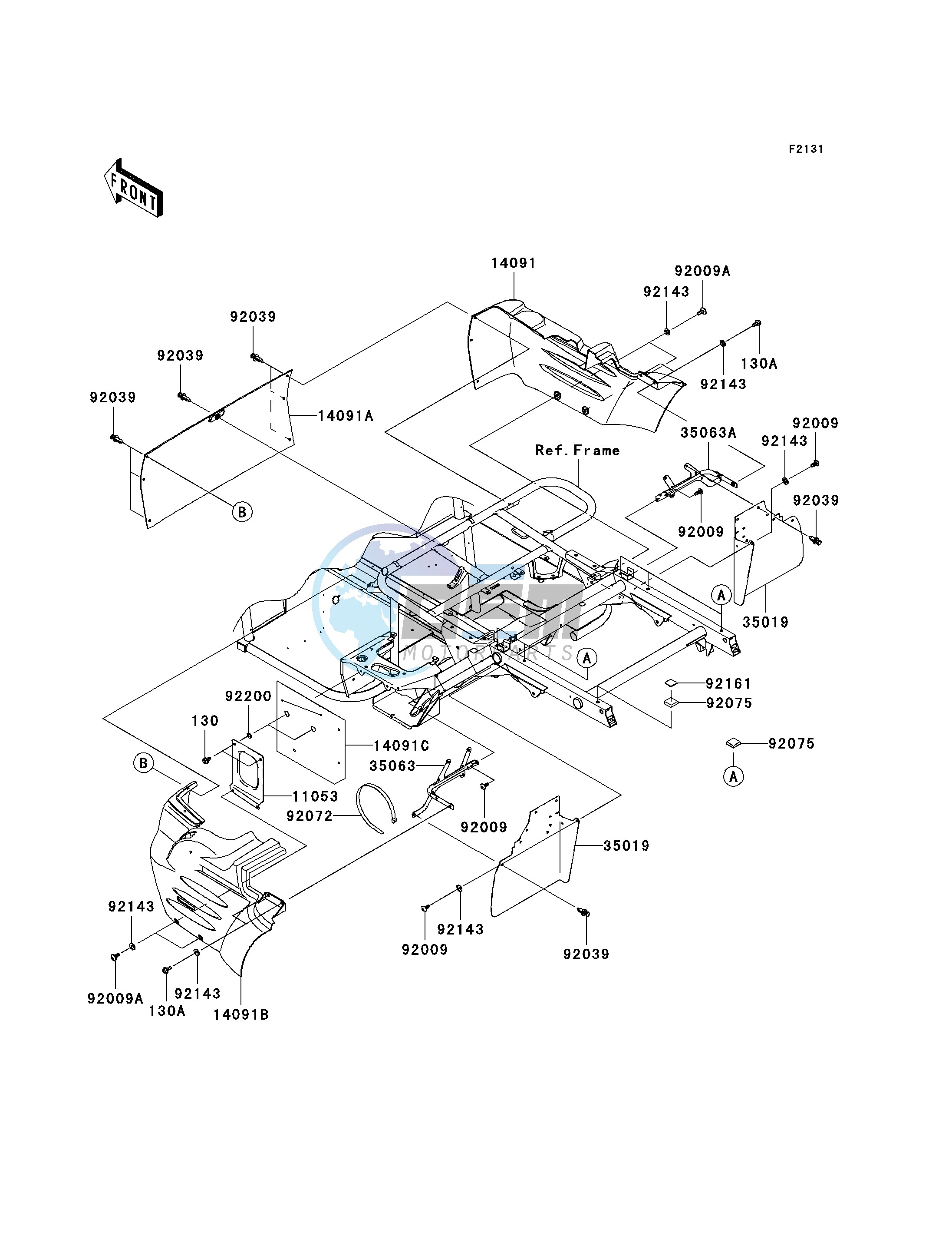 FRAME FITTINGS-- REAR- -