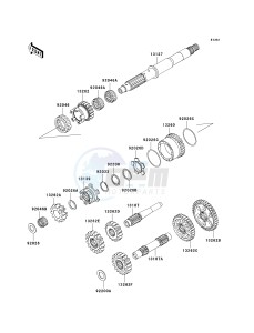 KVF 750 E [BRUTE FORCE 750 4X4I NRA OUTDOORS] (E8F-E9FA) E9F drawing TRANSMISSION