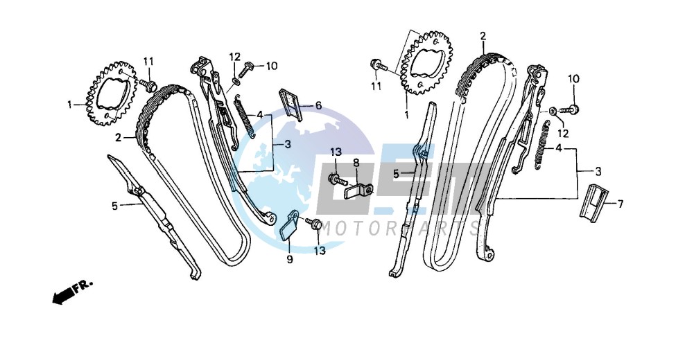 CAM CHAIN/TENSIONER