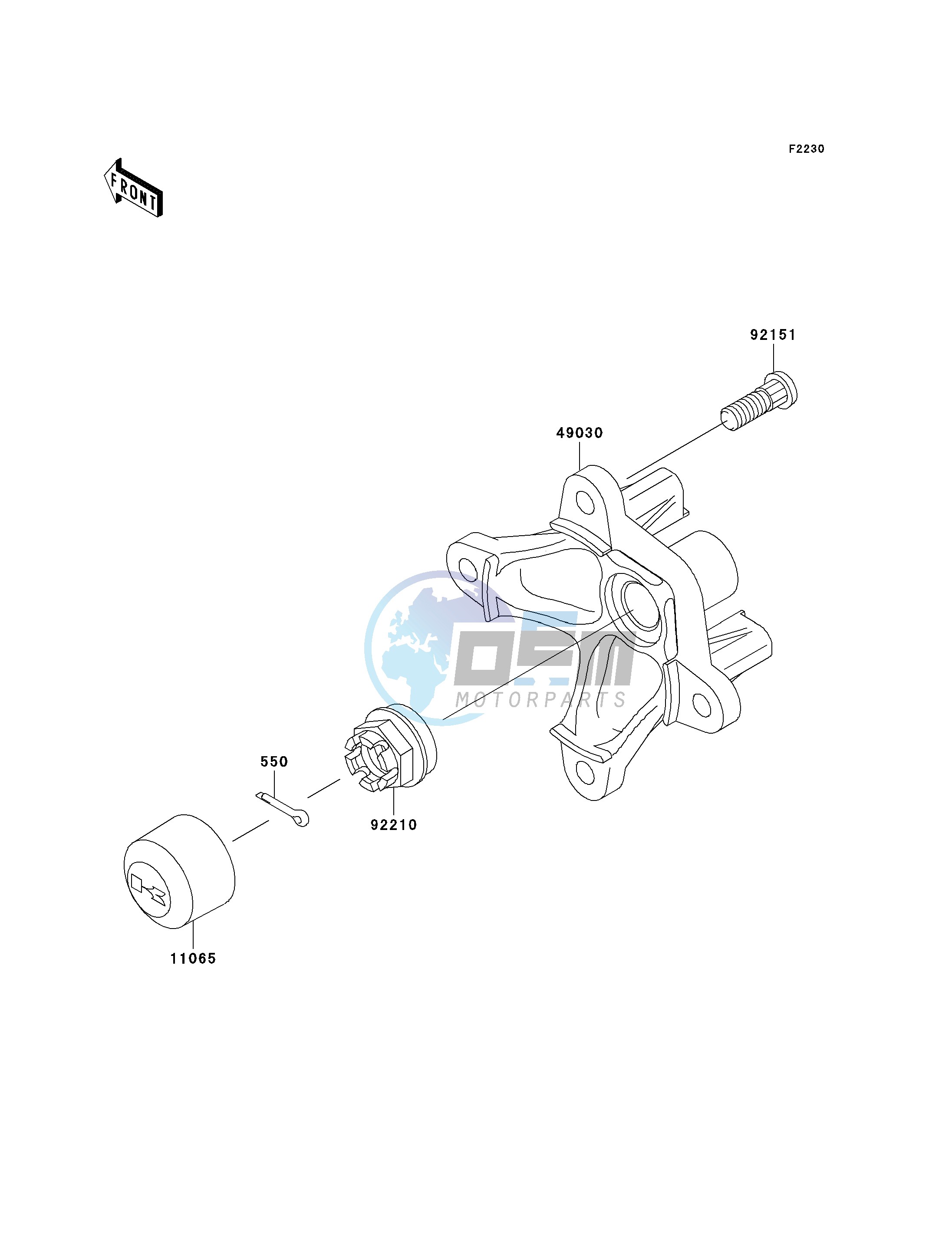 FRONT HUB