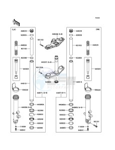 ER-6f EX650A6F GB XX (EU ME A(FRICA) drawing Front Fork