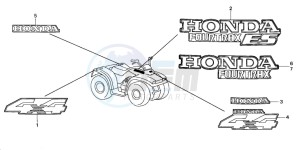 TRX350TM RANCHER drawing MARK (1)