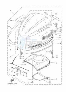 F300BETU drawing FAIRING-UPPER