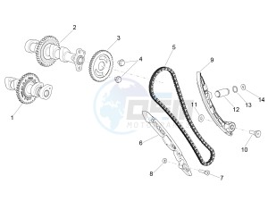 RSV4 1000 Racing Factory L.E. USA-CND (NAFTA) drawing Front cylinder timing system