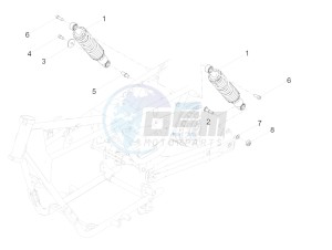 V7 III Anniversario 750 e4 (NAFTA) drawing Shock absorber