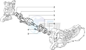 Liberty 125 drawing Crankshaft