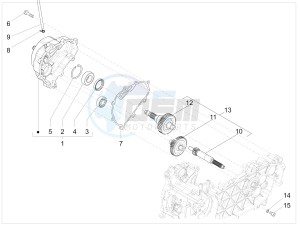 LXV 125 4T 3V E3 (APAC) drawing Reduction unit