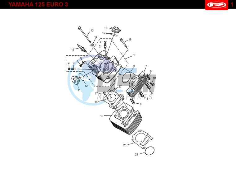 CYLINDER HEAD - CYLINDER  EURO3