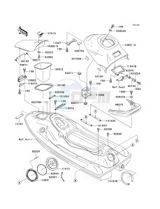 JH 750 E [SS] (E1-E2) [SS] drawing HULL FITTINGS