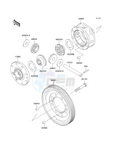 KAF 620 G [MULE 3000] (G6F-G8F) G7F drawing DIFFERENTIAL