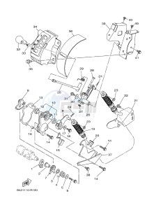 YXM700ES YXM70VPSH (B42N) drawing SHIFT SHAFT