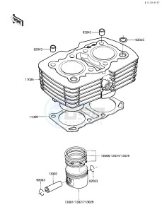 KZ 305 B [LTD] (B2-B3) [LTD] drawing CYLINDER_PISTON-- S- -