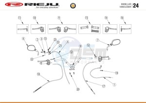 BYE-BIKE-EURO4-RED 50 drawing HANDLEBARS