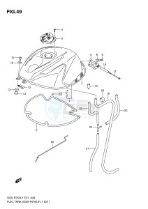 GSX-R750 (E21) drawing FUEL TANK (GSX-R750UFL1 E21)