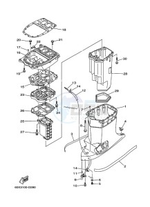 Z250F drawing UPPER-CASING